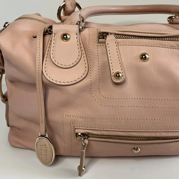 SOLD - TOD’s pink leather satchel - Picture 9 of 12